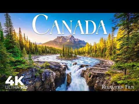 Canada 4K • Peaceful Nature Relaxation Film with Deep Calming Music | Ultra HD Video