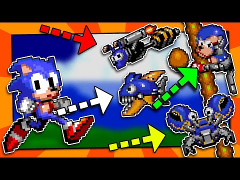 Sonic, but YOU can become the Enemies?! - Funny Sonic Rom Hack