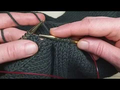 Идеальные Подрезы без Дырочек  Реглан Сверху Легко Аккуратно Без Скрещенных Петель