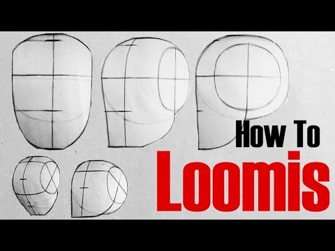 Drawing The Head Using The Andrew Loomis Method