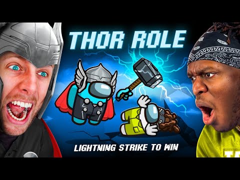 SIDEMEN AMONG US THOR ROLE: LIGHTNING STRIKE TO WIN