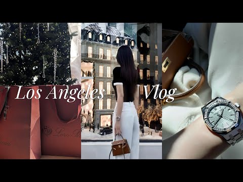 洛杉磯生活✨和我逛Loro Piana | 聖誕季羅迪歐大道購物 | Dior夢幻冬日仙境櫥窗 | 麥卡倫和牛夜