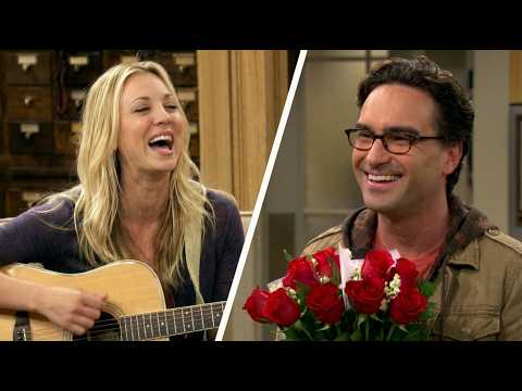 Big Bang Theory Bloopers vs the Actual Scene