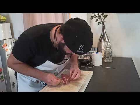 Duck breast stuffed with dried foie gras!!