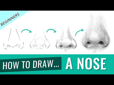 How to Draw A Nose Step By Step