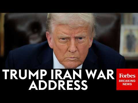 WATCH LIVE: President Trump Makes White House Address To The Nation About The Iran War