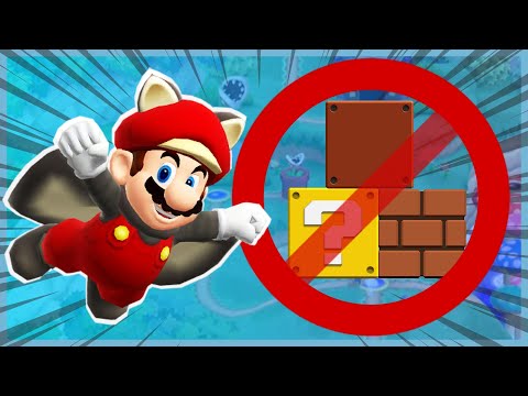 Can I avoid touching blocks in New Super Mario Bros. U?