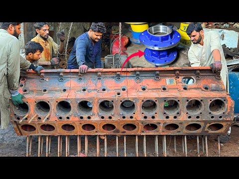 How Rusted & Worn-Out Ships Engine Block  Are Morphing into High-Demand Products