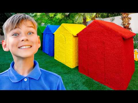 🌈✨ МАЛЕНЬКІ БУДИНОЧКИ РІЗНИХ КОЛЬОРІВ У НАШОМУ ДВОРІ!