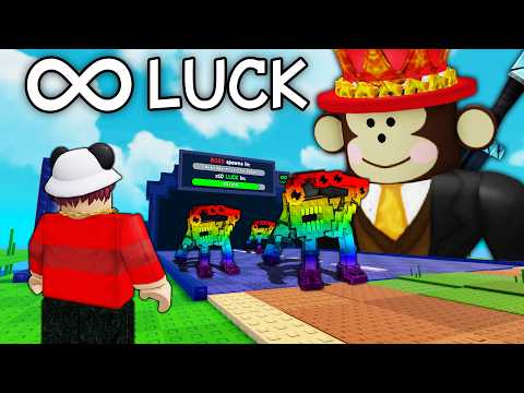 Owner Gave Me INFINITE LUCK in Plants Vs Brainrots