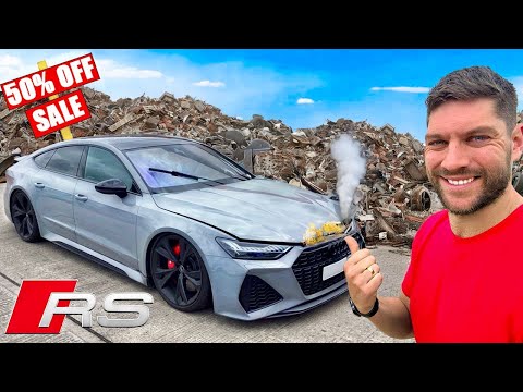 I BOUGHT A BROKEN AUDI RS7 FOR HALF PRICE FROM AUCTION!!