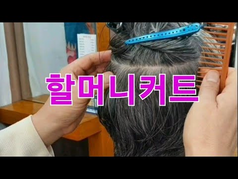 할머니커트 /사람시술