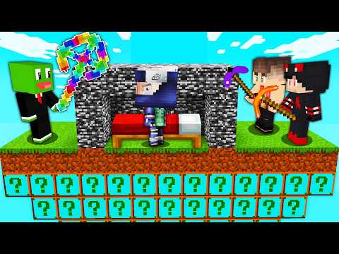 ماين كرافت : حرب سرير بلوكات الحظ ضد الشباب