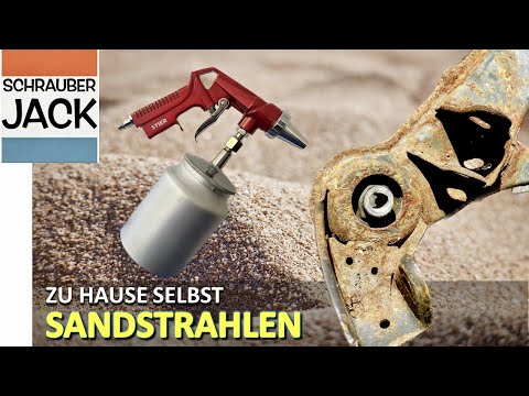 Sandblast and remove rust yourself at home.