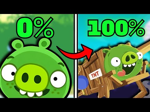 I 100%'d Bad Piggies, It Was INSANELY Chaotic