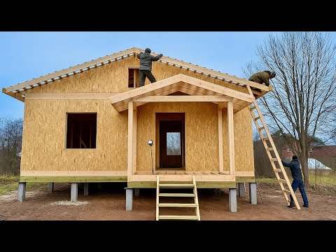 The Cheapest House in 10 Days. Full Construction Process