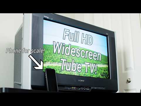 The HD, WIDESCREEN Tube TV! Sony Trinitron KV-30XBR910