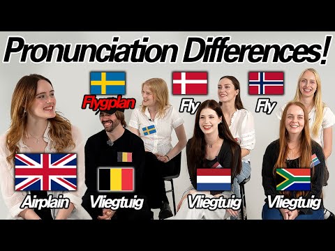 Word Differences Between 7 Germanic Languages! l English is So Different!