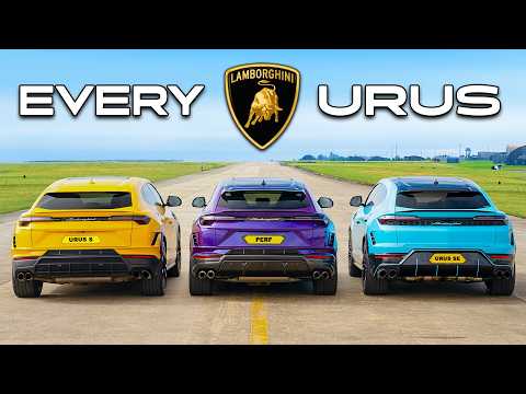 Lamborghini Urus SE Hybrid v Performante v S: DRAG RACE