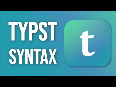 Typst's Intuitive Syntax: A Comprehensive Tutorial for Beginners