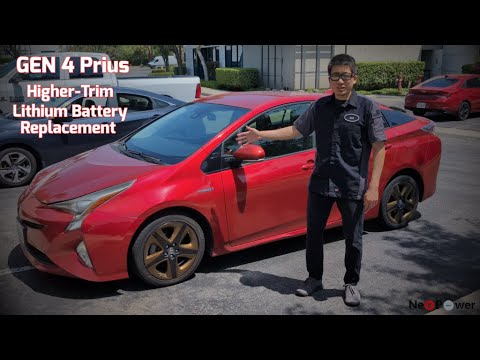 Toyota Gen4 Prius Higher-Trim Lithium battery replacement