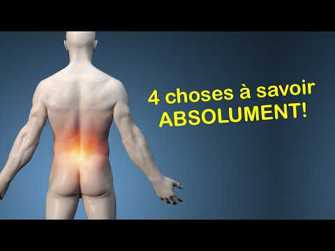 ARTHROSE au dos: 4 choses à savoir et à mettre de l'avant!