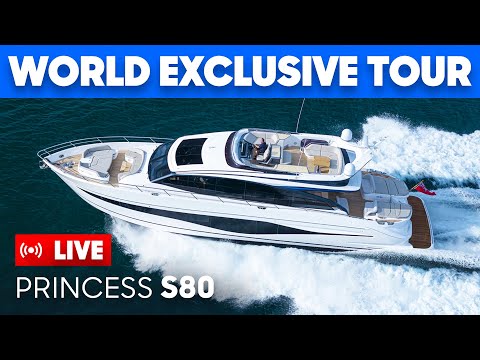 World Exclusive Princess S80 Tour LIVE broadcast from Cannes 2024