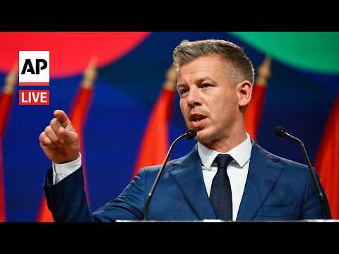 LIVE: Péter Magyar holds press conference after winning Hungary election