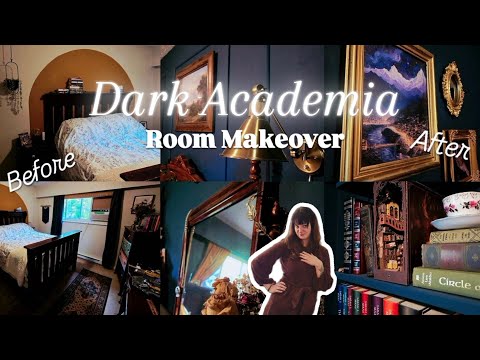 Dark Academia Room Makeover | Outlander and ACOTAR Inspired + DIYs 📚⚔