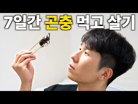 What happens if you eat only bugs for 7 days?