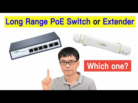 Long Range PoE+ Switch vs POE Extenders