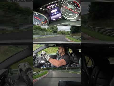 HE NEARLY CRASHED INTO ME! A45 AMG x Nürburgring