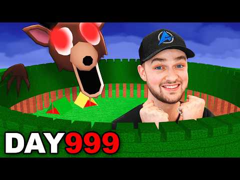 I Built World’s SAFEST BASE in 99 Nights in the Forest!