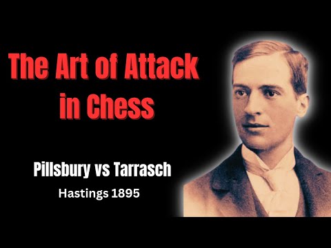 Pillsbury Discovers the Hidden Attacking Resources. Pillsbury vs Tarrasch. Hastings 1895
