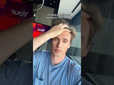 A new meaning to ‘face for radio’ But would I win sexiest YouTuber??? 👀 #shorts #bruontheradio