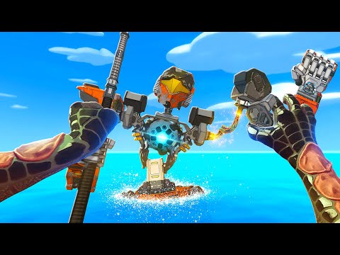 Kaiju RIPS New Mech Apart - Monster Titan's Playground VR