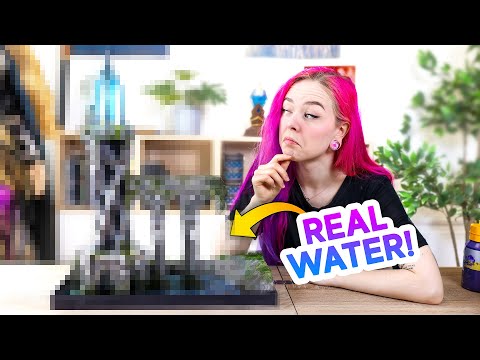 Making a Fantasy Tower (but it's a real water fountain!)