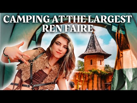 I Camped at the Largest Renaissance Faire in the World! ⚔️