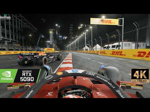 [4K150] F1 25 Next-Gen NO HUD Pathtracing graphics on RTX5090 nearly Photorealistic graphics - PC
