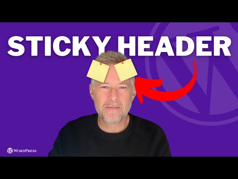 How to Create a Sticky Header in WordPress (No Plugins) 🔥