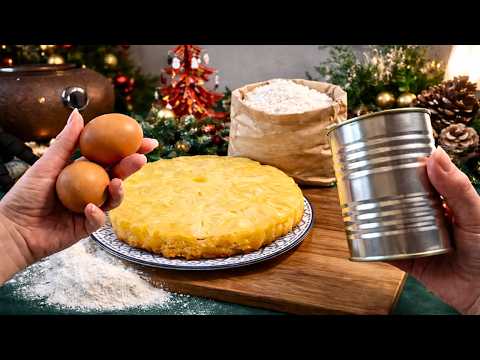 Only 3 Ingredients! This Christmas Cake Is Flipped — I Learned This Trick in a Restaurant
