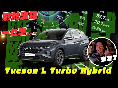 開爆油箱！渦輪車一桶油破千公里有可能嗎？HYUNDAI Tucson L Turbo Hybrid 極限斷油測試！你覺得會叼在哪裡？廖怡塵【全民瘋車Bar】615