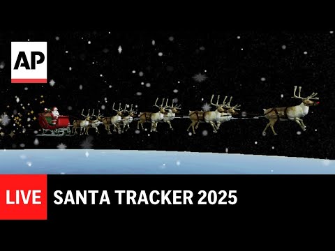 Santa tracker 2025 LIVE: Santa’s path on Christmas Eve