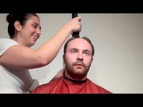 First Time Shaving My BALDING Hair BALD  *Terrifying*