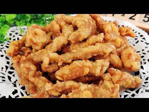 小酥肉好吃有訣竅，多加一步外酥裡嫩不發柴，過年待客2盤不夠吃