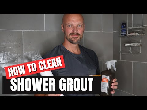 How to Clean Dirty and Moldy Shower Grout | MAN CLEANING