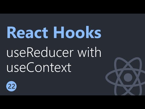 React Hooks Tutorial - 22 - useReducer with useContext