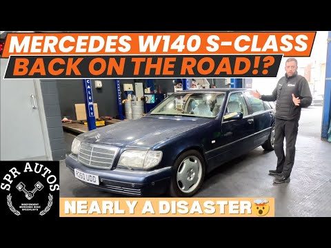 CAN WE GET THE KING OF THE S,CLASS BACK ON THE ROAD MERCEDES W140!? NEARLY A MAJOR DISASTER! 🔥
