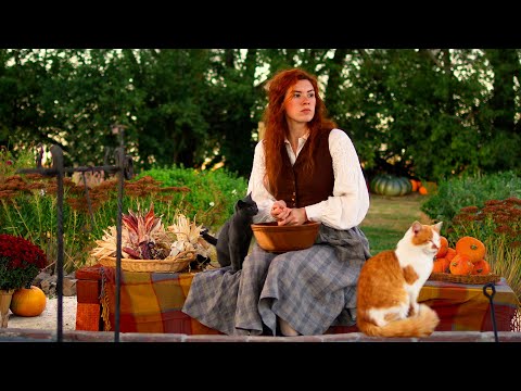 A Cozy Country October đ Vintage Halloween Candy Recipes, Decor, Pumpkin Farm đ ASMR Cooking