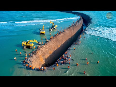 ISRAEL Dug a Massive HOLE in the SEA and Created an Artificial Island.